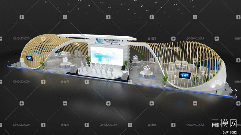 环保展台装饰，选对材质比压低预算更重要